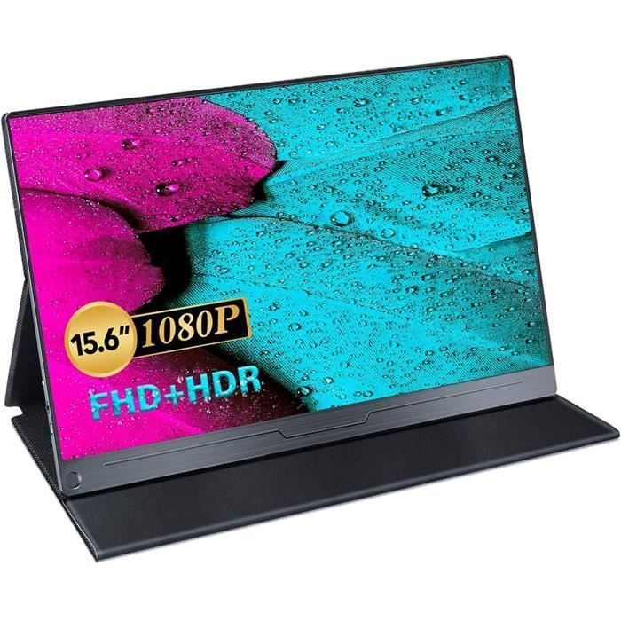 Draagbare monitor met USB-C-scherm UPERFECT 1920x1080 IPS 15,6 inch FHD voor werk of gaming - HDMI/Type-C