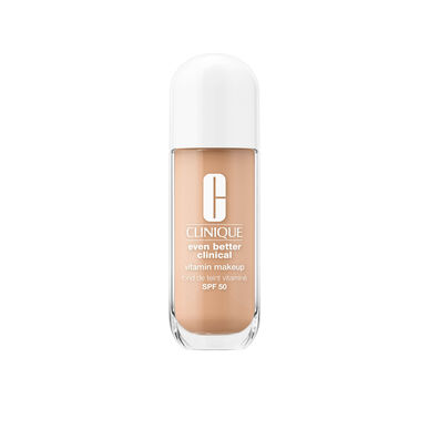 Clinique Even Better Clinical Vitamin Makeup SPF 50 posvjetljujući tekući puder, lagano prekrivanje, 30 ml