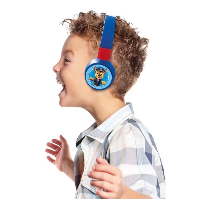 RYHMÄ HAU - 2-in-1 Bluetooth® -kuulokkeet - Mukavat ja kokoontaitettavat langalliset kuulokkeet lapsille äänenvoimakkuuden rajoittimella - LEXIBOOK