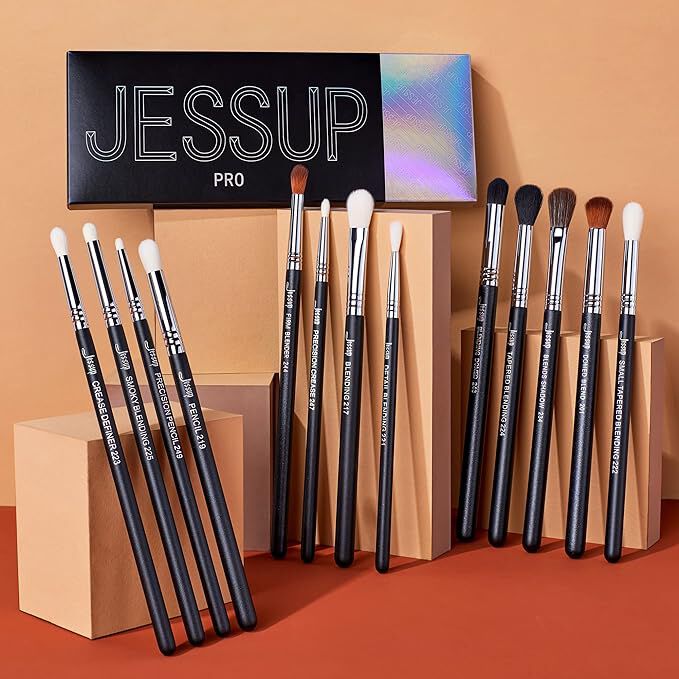 Set di pennelli per ombretto Jessup Pro