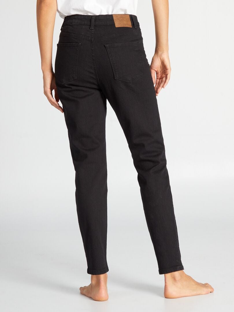 Calça jeans slim tamanho 28L - PRETA