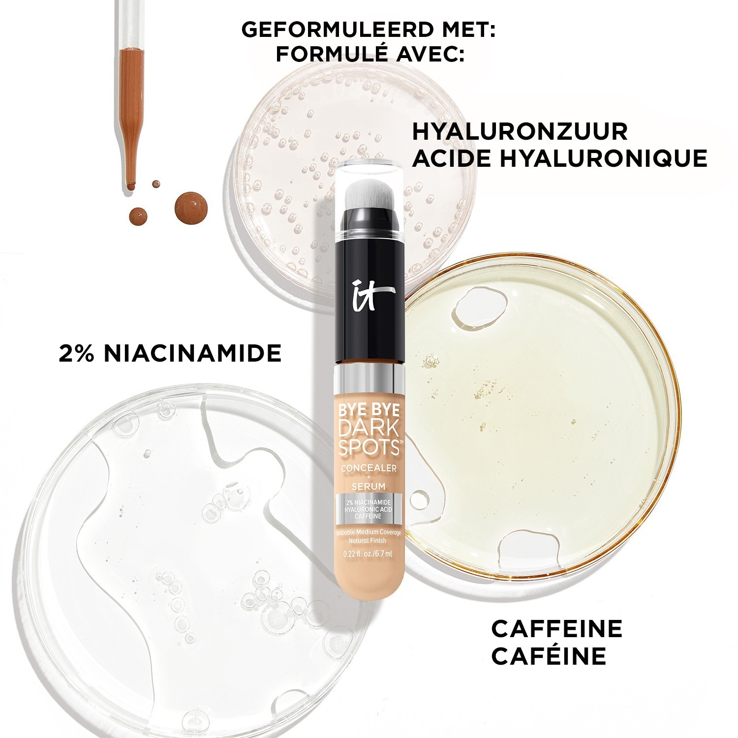 IT Cosmetics korektors BYE BYE DARK SPOTS™ korektors + serums - 9 g
