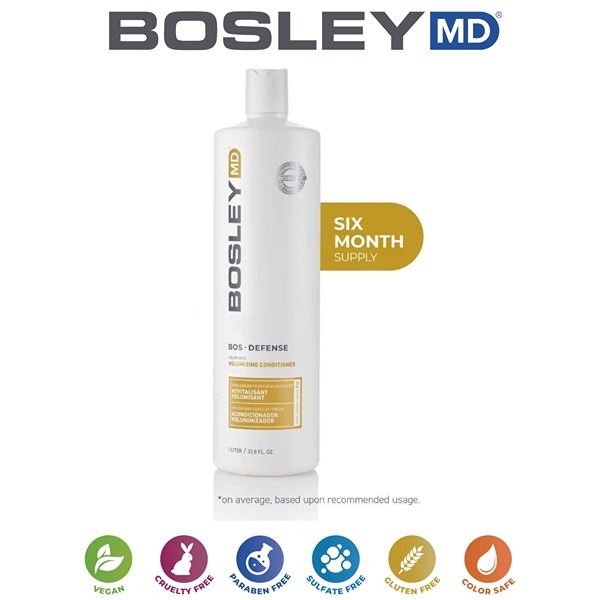 BosleyMD Volumising Conditioner Defence Colour Safe 1 Liter | Haarpflege | Superdrug