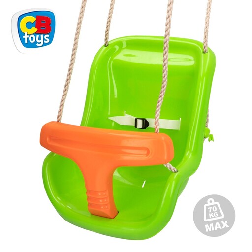  Īpaši izturīgas bērnu šūpoles ar regulējamu jostu no CB Toys