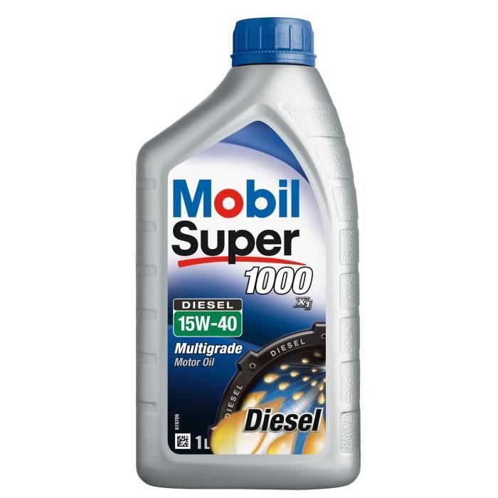 Aceite mineral para motores diésel MOBIL Super 1000 - 15W40 - 1L