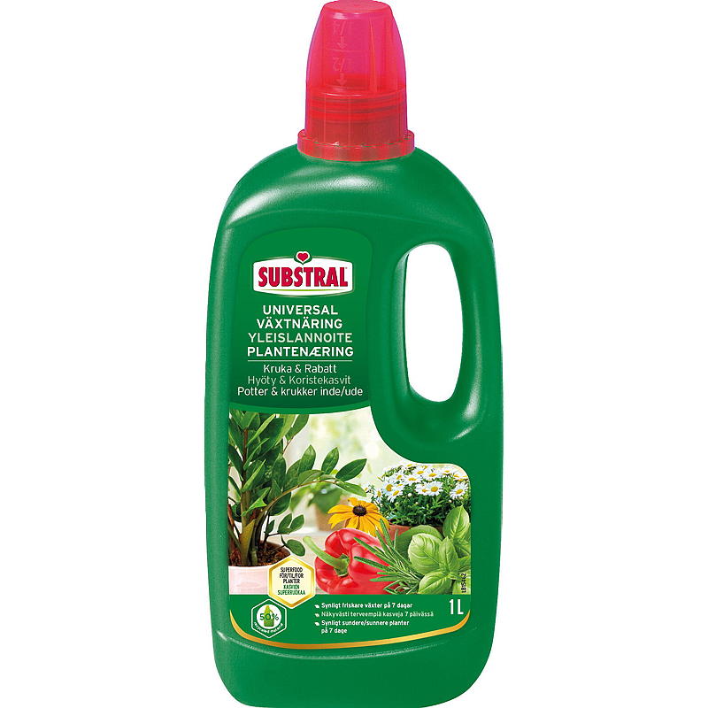 Nutrición vegetal substral 1 l Universal, Substral