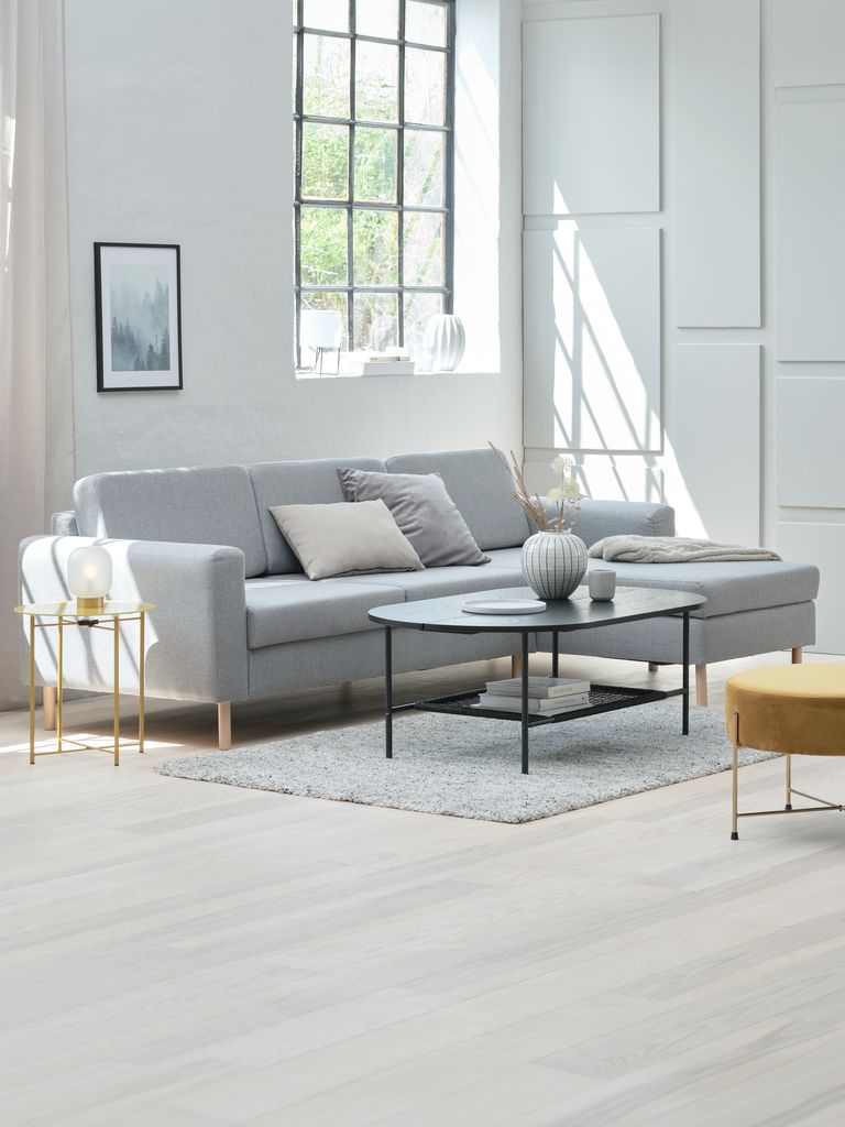 SVALBARD sofa su SVALBARD dienos lova, šviesiai pilka