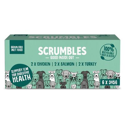 Scrumbles Kornfri Variety Packs Vådfoder til Hunde