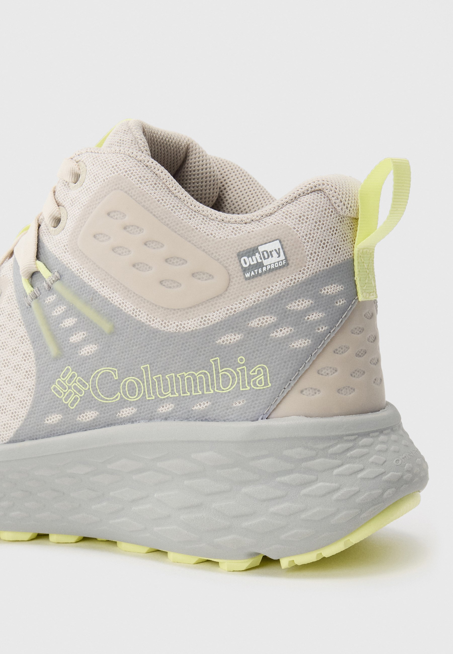 Columbia KONOS™ TRS OUTDRY™ MID - Wanderschuhe - Wolkengrau/Zitronengelb