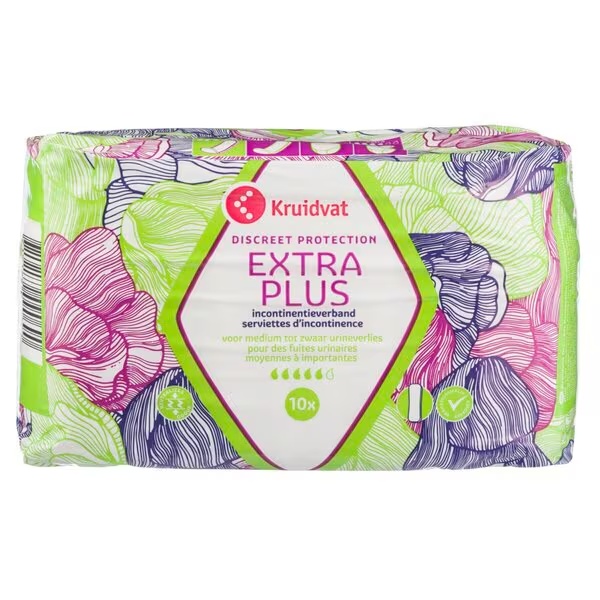 Kruidvat Discreet Protection Extra Plus ulošci za inkontinenciju<br>Medicinski uređaj - 10 komada