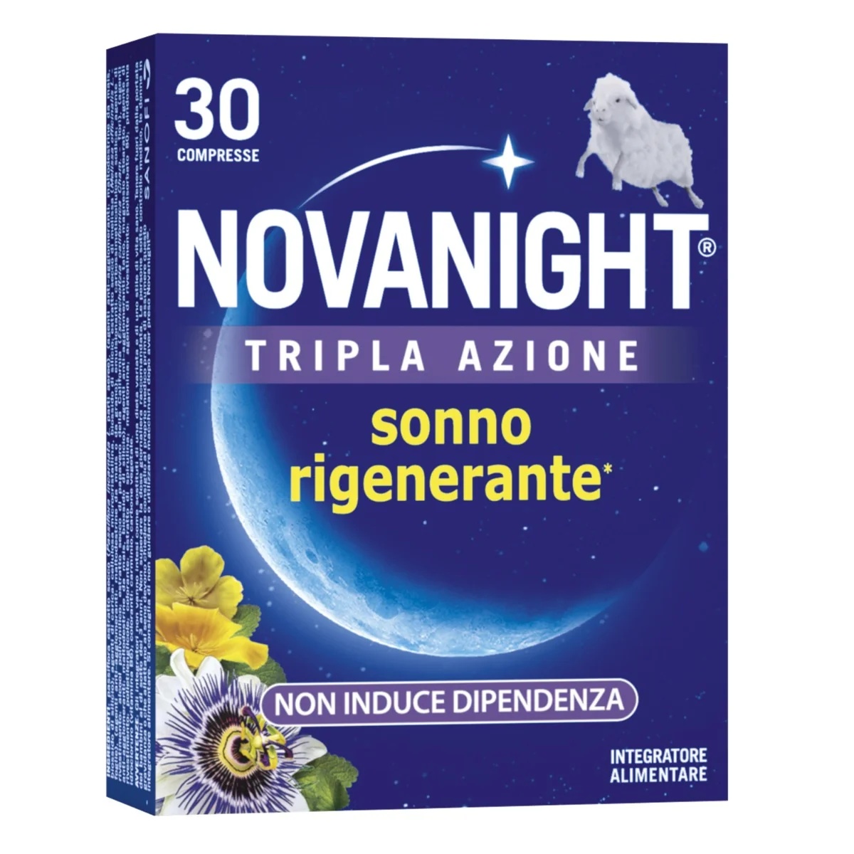 NOVANIGHT Novanight 30 schnell freisetzende Tabletten Neues Nahrungsergänzungsmittel für besseren Schlaf
