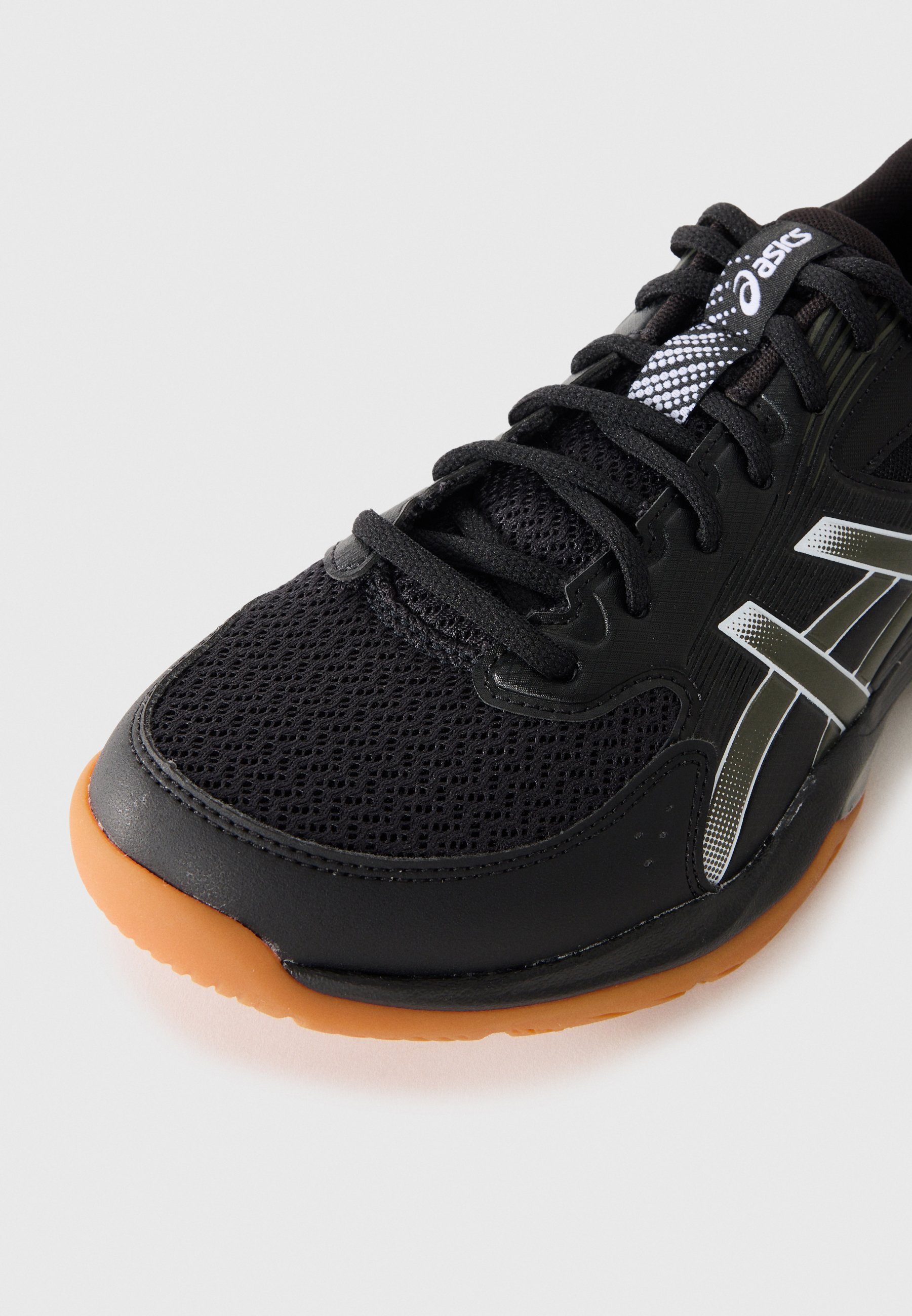 ASICS GEL ROCKET 12 - Scarpe da pallavolo - nero/argento/arancione