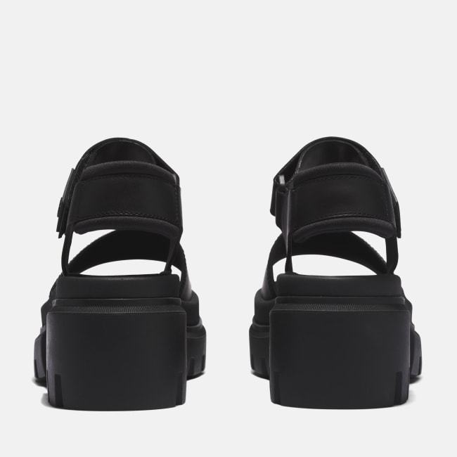Sandalo a Doppia Fascia Everleigh da Donna in                colore nero