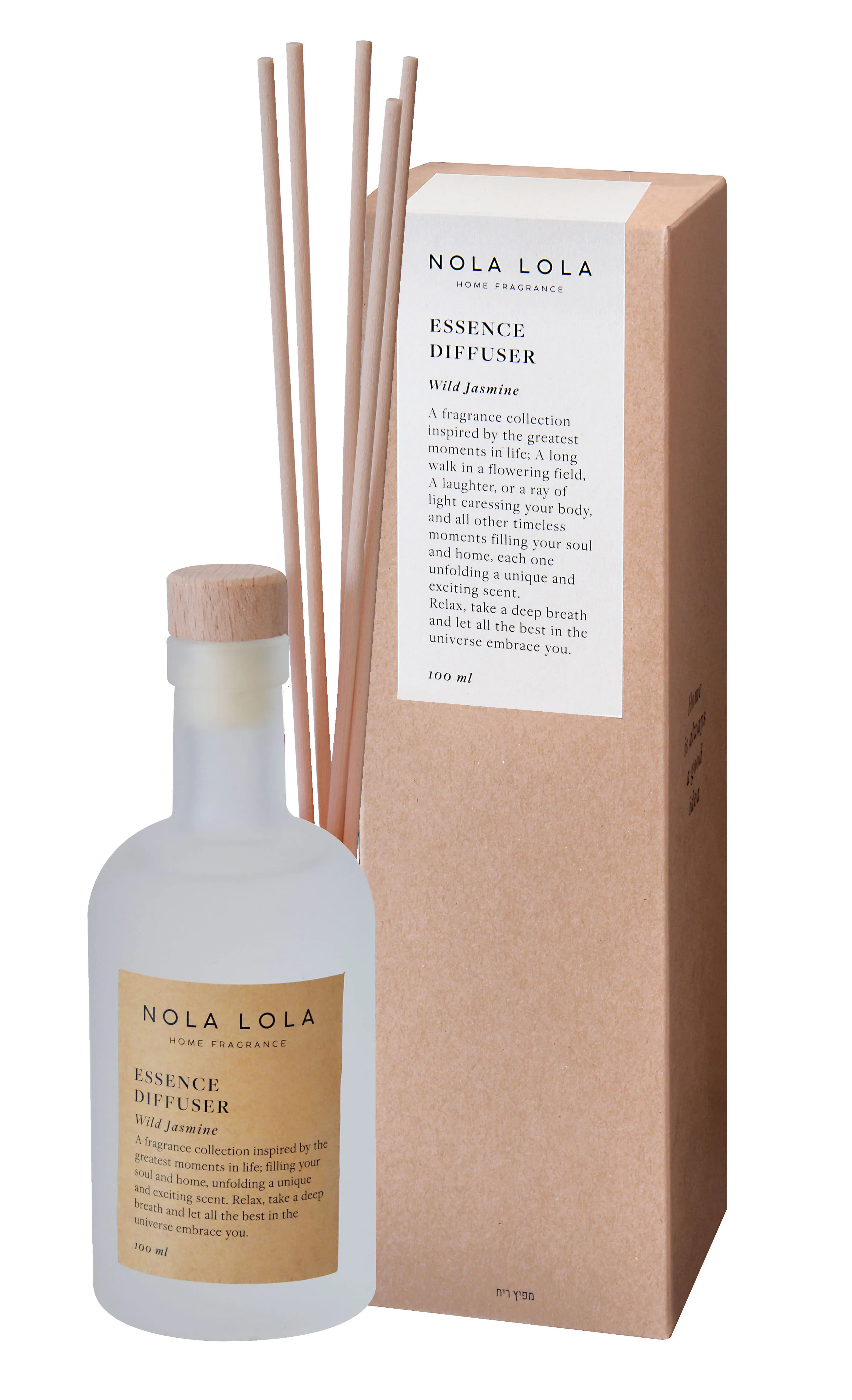 Nola Lola Wild Jasmine Dyfuzor zapachowy z patyczkami, 100 ml