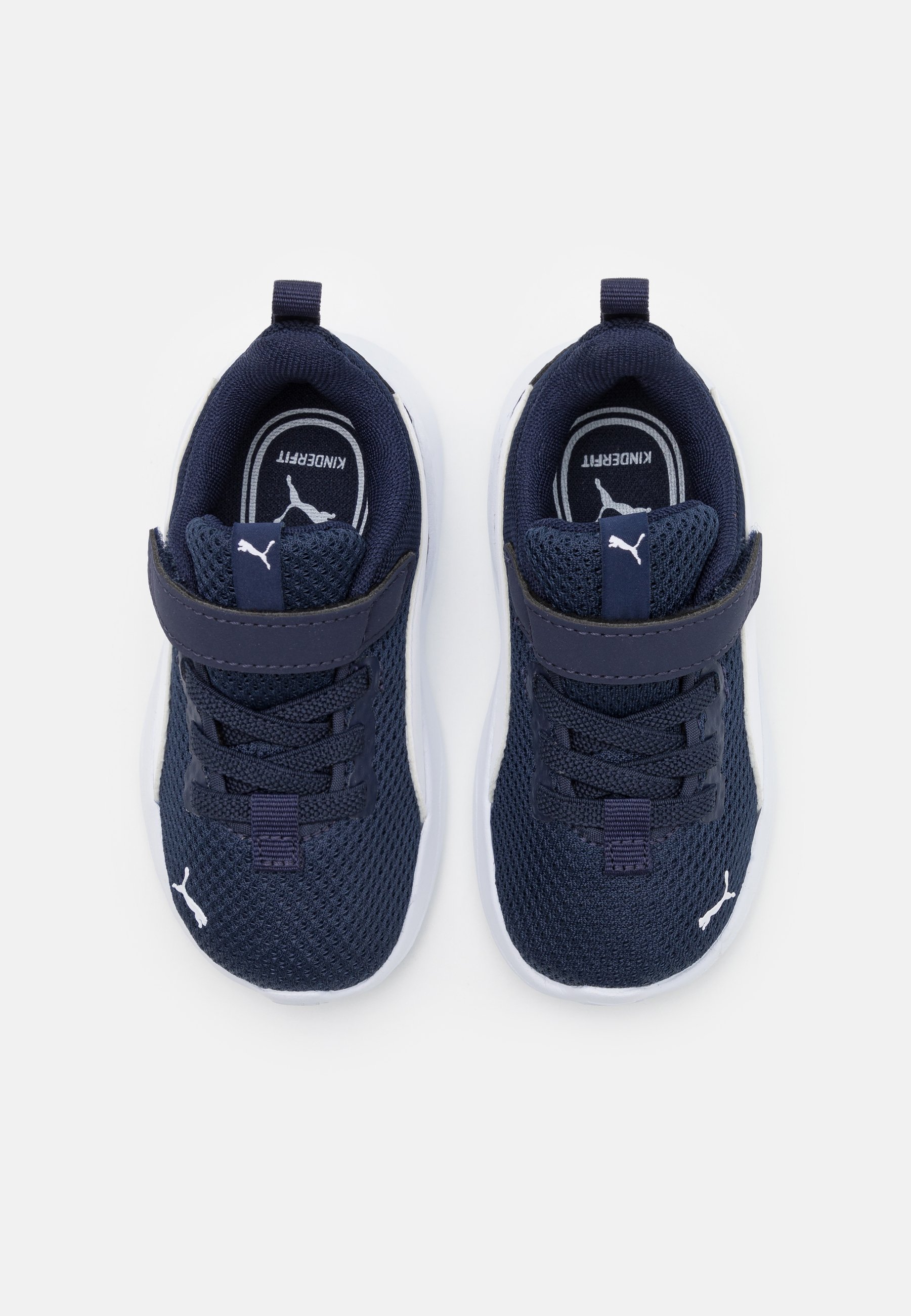 Puma ANZARUN LITE UNISEX - Straßenlaufschuhe - Peacoat/Weiß