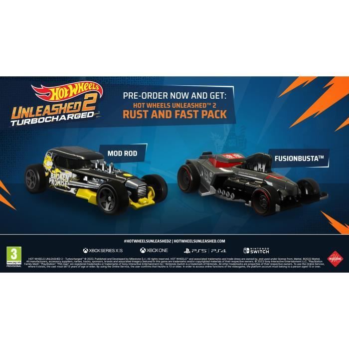 Hot Wheels Unleashed 2 Turbocharged - Jogo para PS4