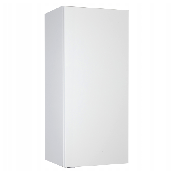 Szafka łazienkowa wisząca 40x90 głęboka biała mdf połysk półki cichy domyk