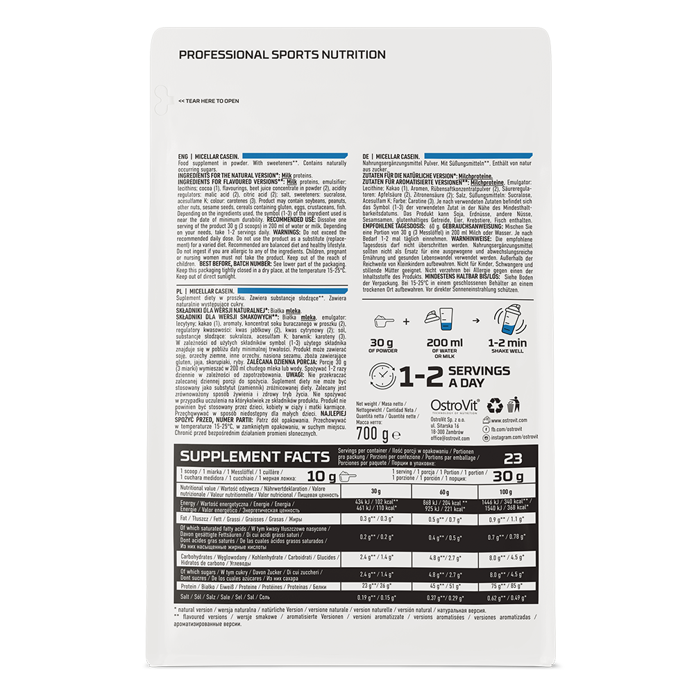 OstroVit Micellar Casein 700 g