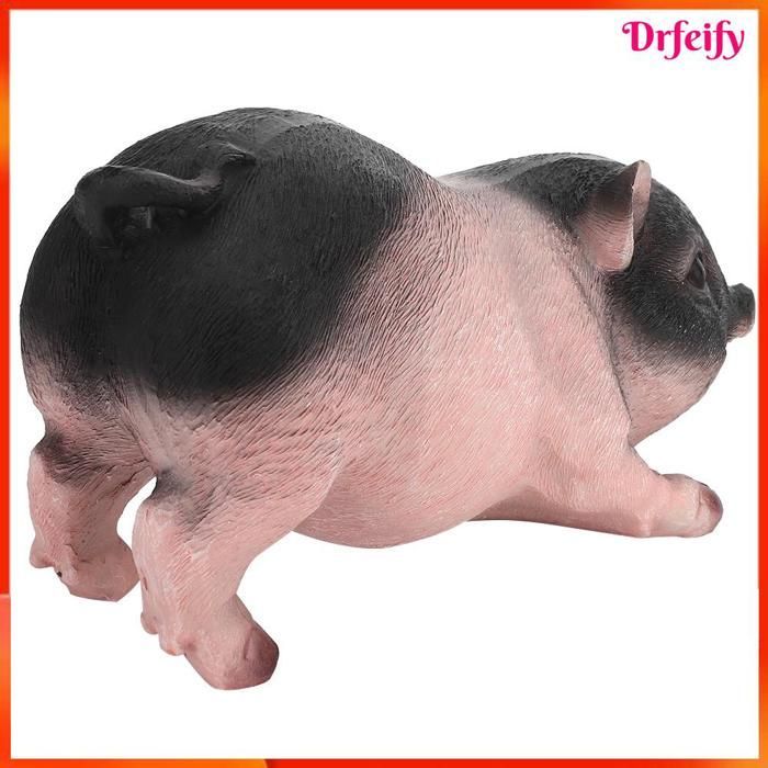 Décor de jardin - AKOZON - Figurine Cochon - Résine synthétique - 17 x 10 cm - Intérieur & extérieur