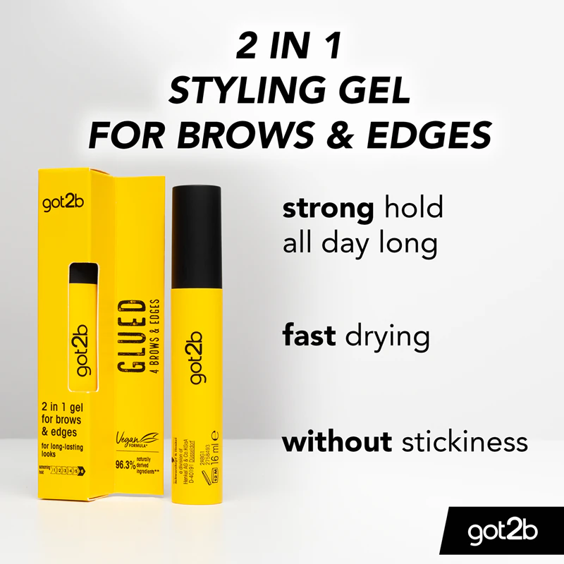 got2b Glued 4 Brows & Edges gel para sobrancelhas
