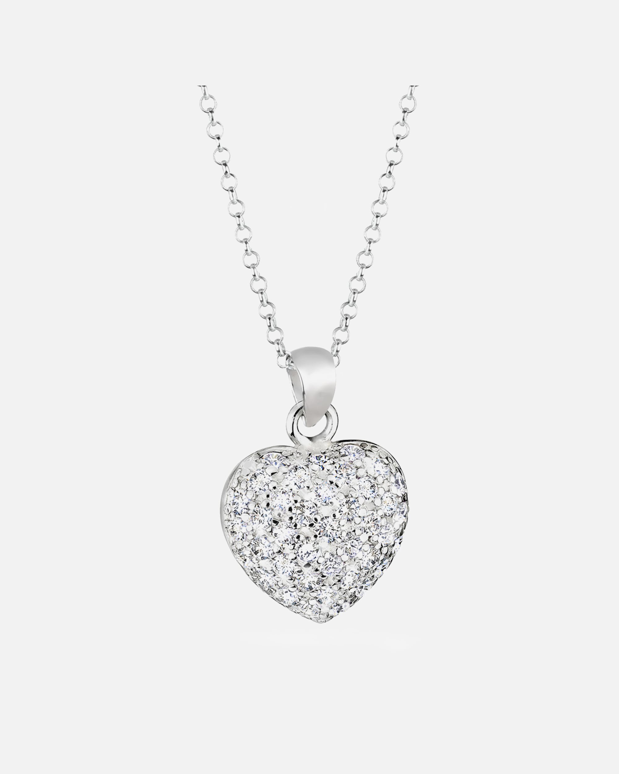 Elli Femme Pendentif Coeur avec Zircone - (925/1000) Argent