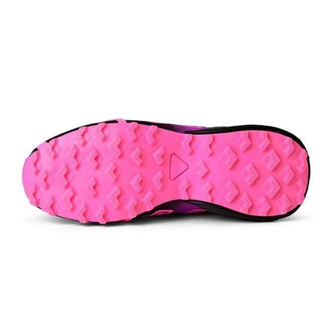 Zapatillas de senderismo para mujer MOOD - Trekking al aire libre - Rosa - Transpirables
