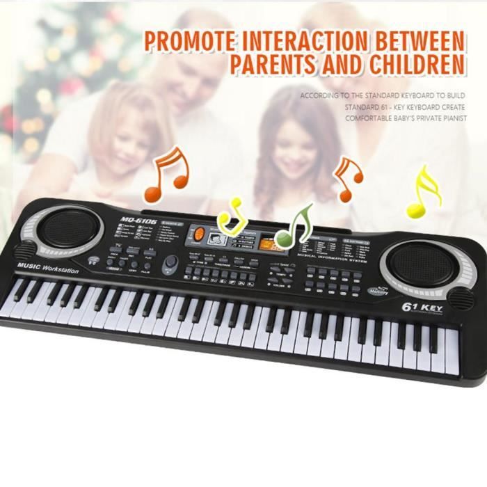 Pianoforte multifunzione per bambini MOGOI con 61 tasti e microfono