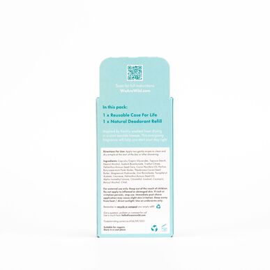 Wild prírodný dezodorant s náplňou Fresh Cotton Box a náplň s morskou soľou 40 g 40 g