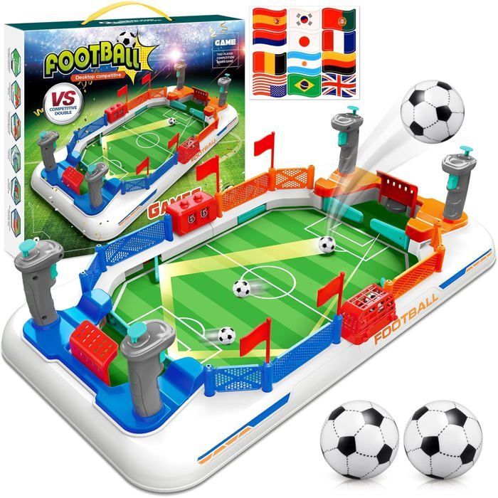 Mini mesa de futbolín para niños y adultos, juegos de mesa para niños de 4 a 10 años, juguete de futbolín de regalo para niños de 4 a 11 años - Juego de fútbol familiar