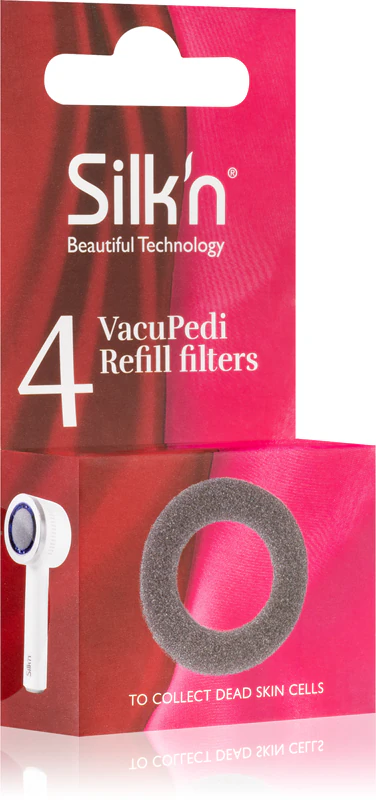 Filtros de reposição Silk'n VacuPedi para lixas elétricas de pés.