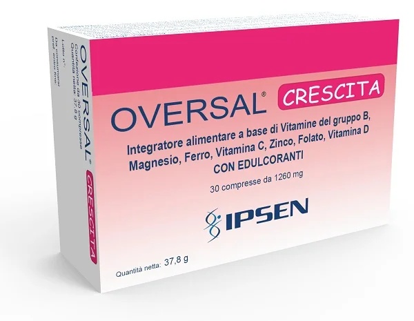 Voedingssupplement Oversal Growth 30 tabletten