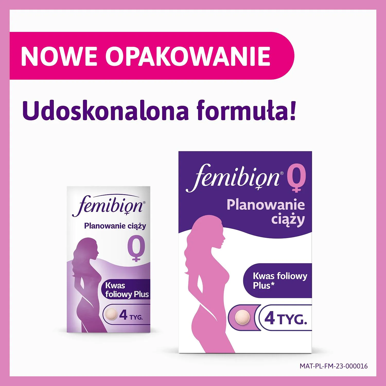 Femibion 0 Planowanie Ciąży, Suplement diety dla kobiet planujących ciążę, Tabletki