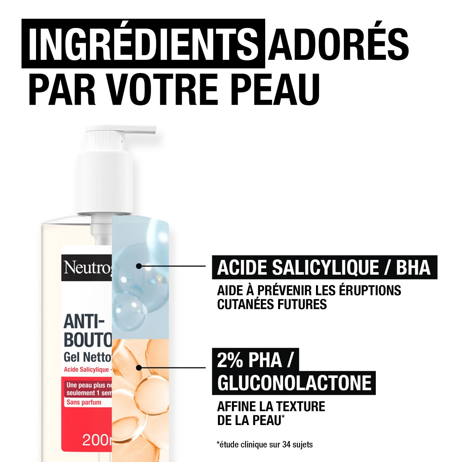 Neutrogena Anti-Boutons + Gel Nettoyant Acide Salicylique