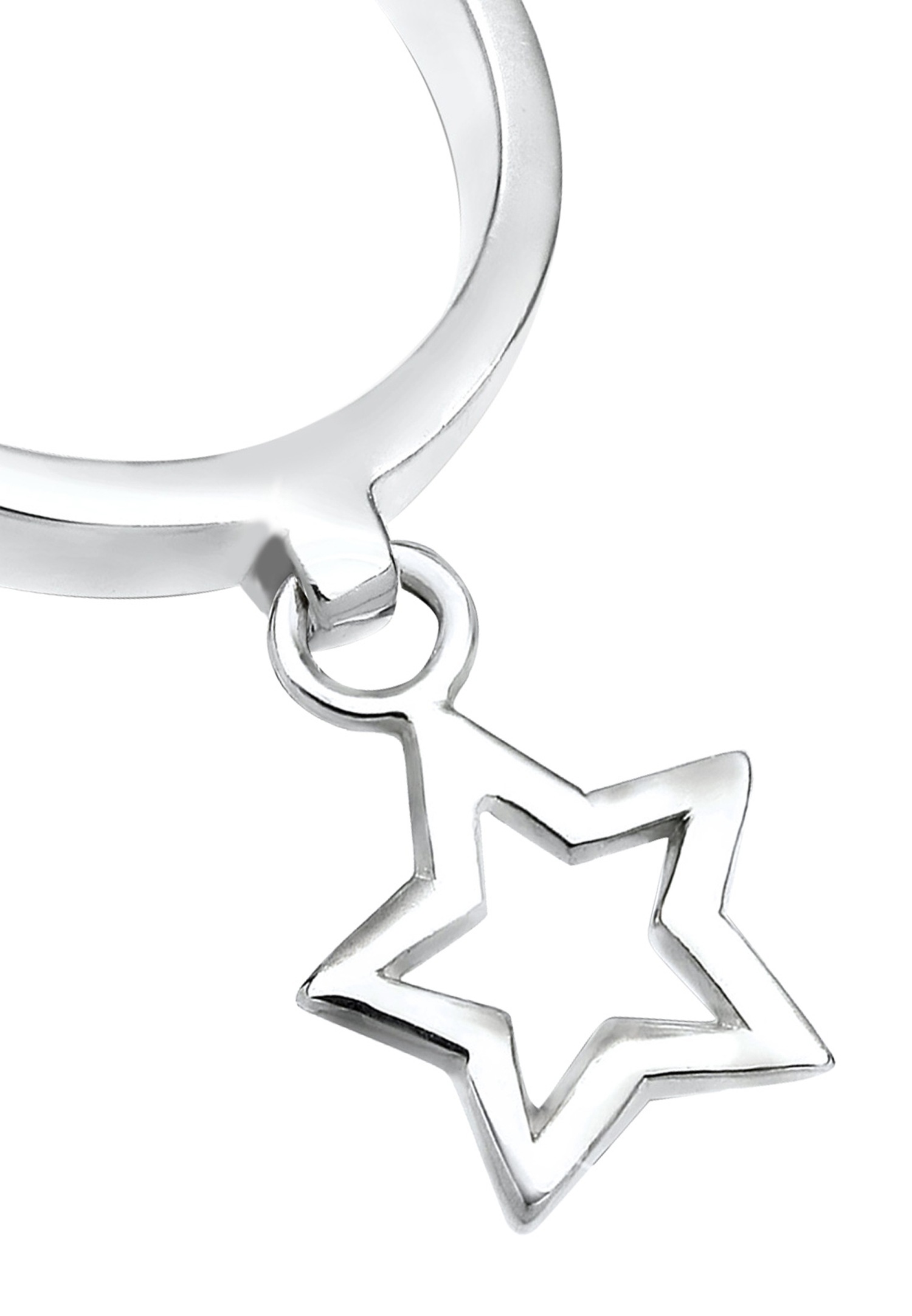 Elli Femmes pendentif étoile en argent sterling 925