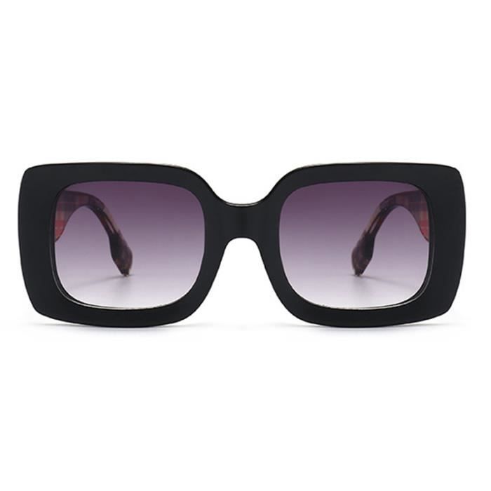 Gafas de sol SHARPHY para mujer, montura rectangular, gafas de sol modernas para conducir y viajar, estampado de tartán, protección UV.