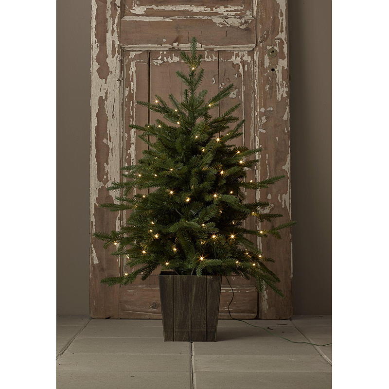 Hem Oppdal prydnadsträd i kruka, 100 cm, 100 LED-lampor,