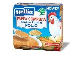 MELLIN Mellin Komplett-Babynahrung 2x250g Huhn und Gemüse