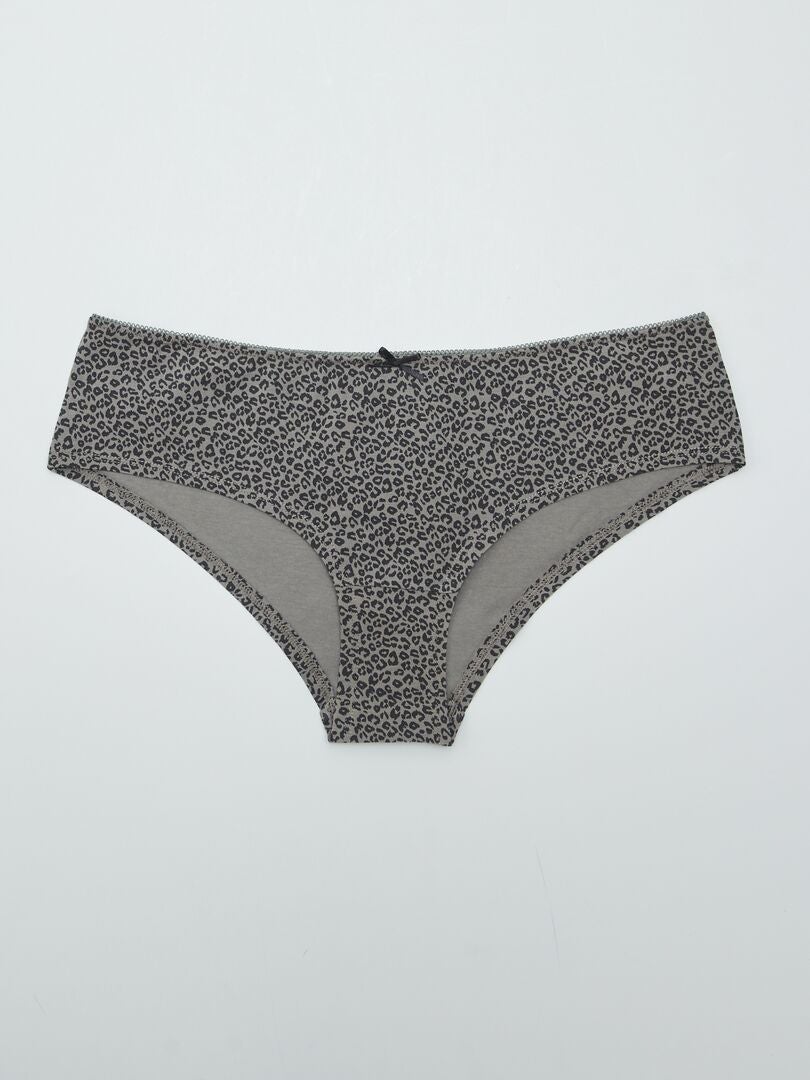 Conjunto de 3 calcinhas ecológicas - BEGE