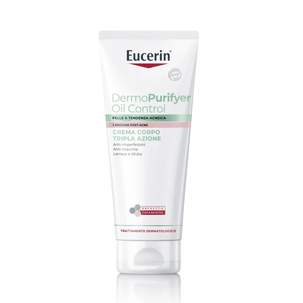 EUCERIN Eucerin Dermopurifyer kehakreem 200 ml naha ebatäiuslikkuse vastu