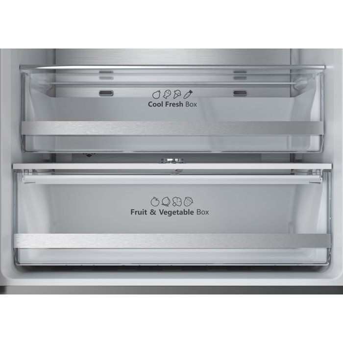 Réfrigérateur combiné - HISENSE - RT641N4AIE1 - Mulitportes - 493 L - Classe E - 70,4 x 69,4 x 200 cm - Inox
