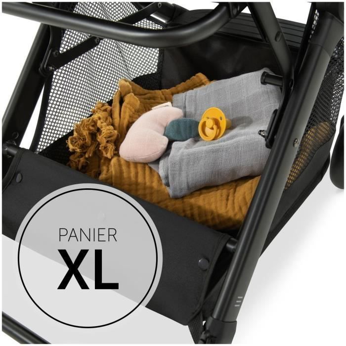 HAUCK - Poussette compacte - TRAVEL N CARE - 4 roues - Pliage à 1 main - Olive