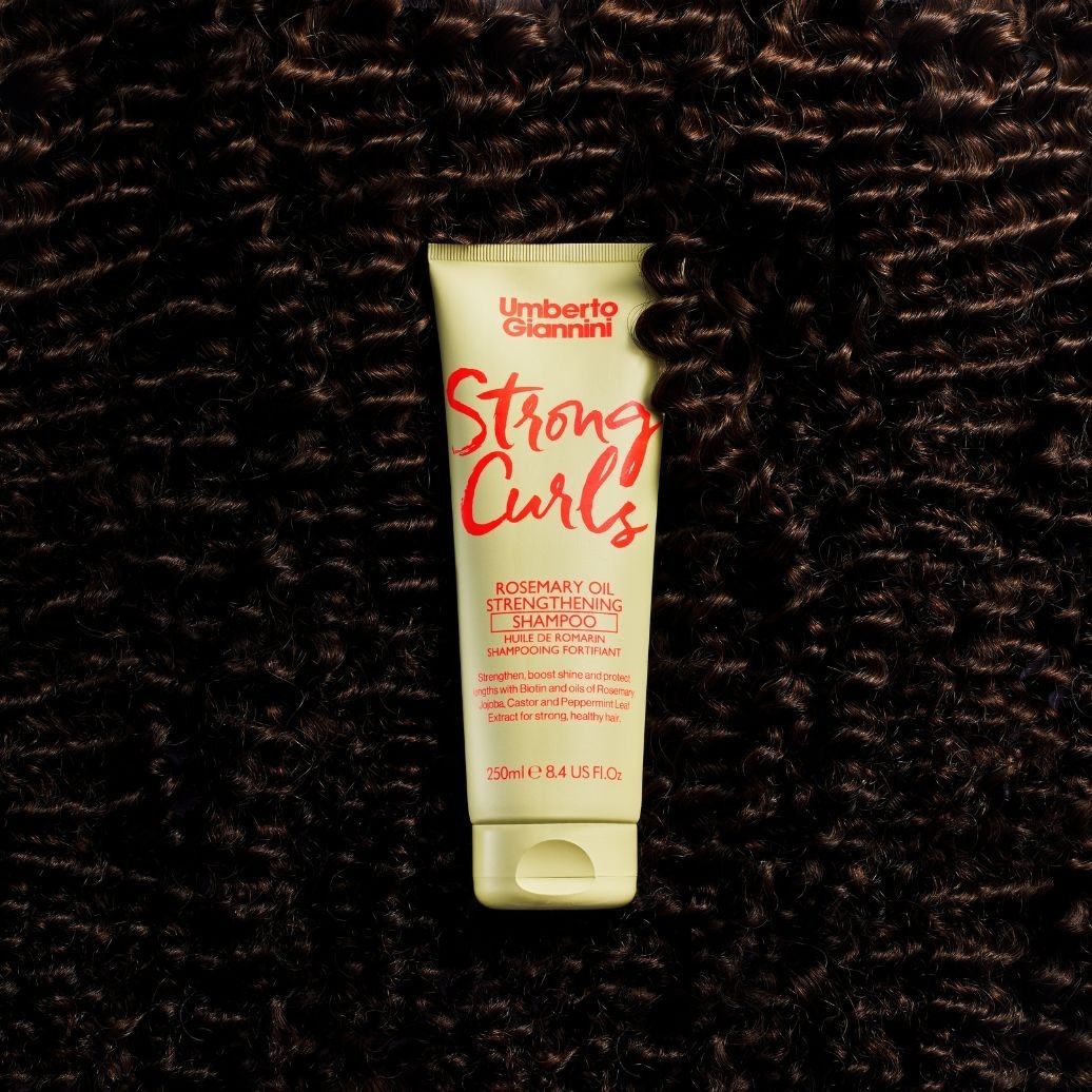 Umberto Giannini Curl Strong Curls šampon z rožmarinovim oljem - 250 ml