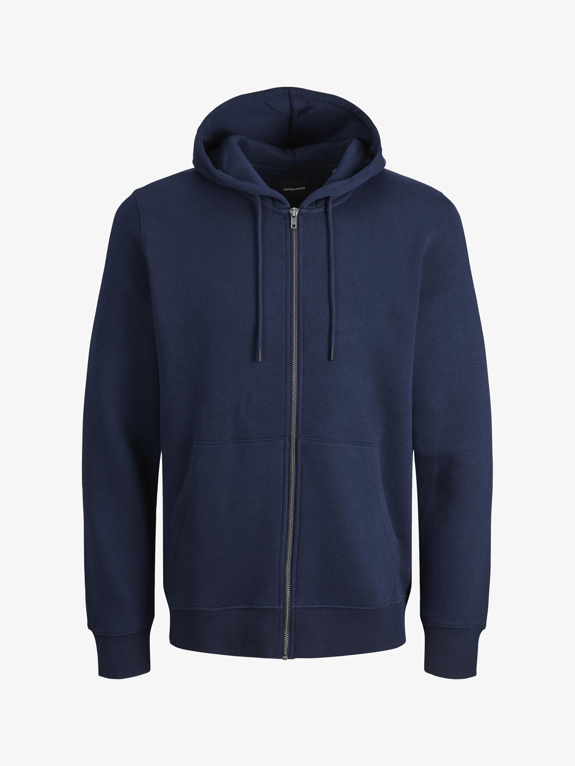 Jack & Jones JJEBRADLEY PLUS - Hanorac cu fermoar - blazer bleumarin