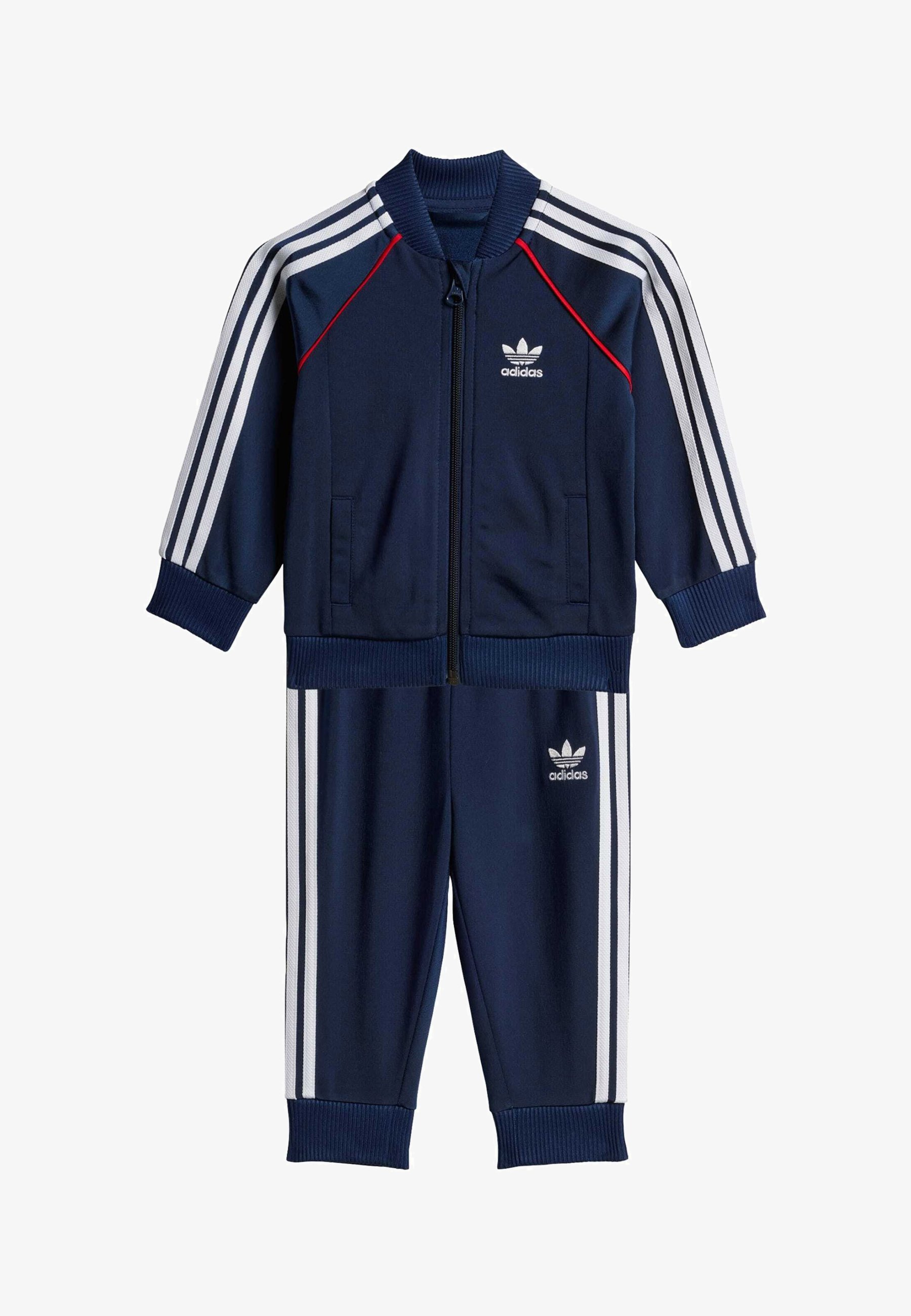 set adidas Originals - tuta - night indigo night indigo bianco