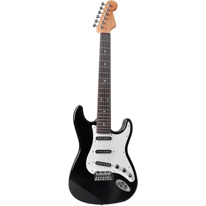 Guitarra eléctrica - EUROCARNAVALES, SA - Modelo rock - Talla única - Negra - Multicolor