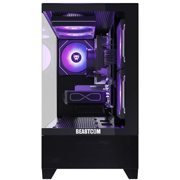 BEASTCOM Q5 Pro Gaming, PC Gamer, AMD Ryzen 5 4500, NVIDIA RTX 3050, 16 GB RAM, 1 TB NVMe, WiFi, Win11