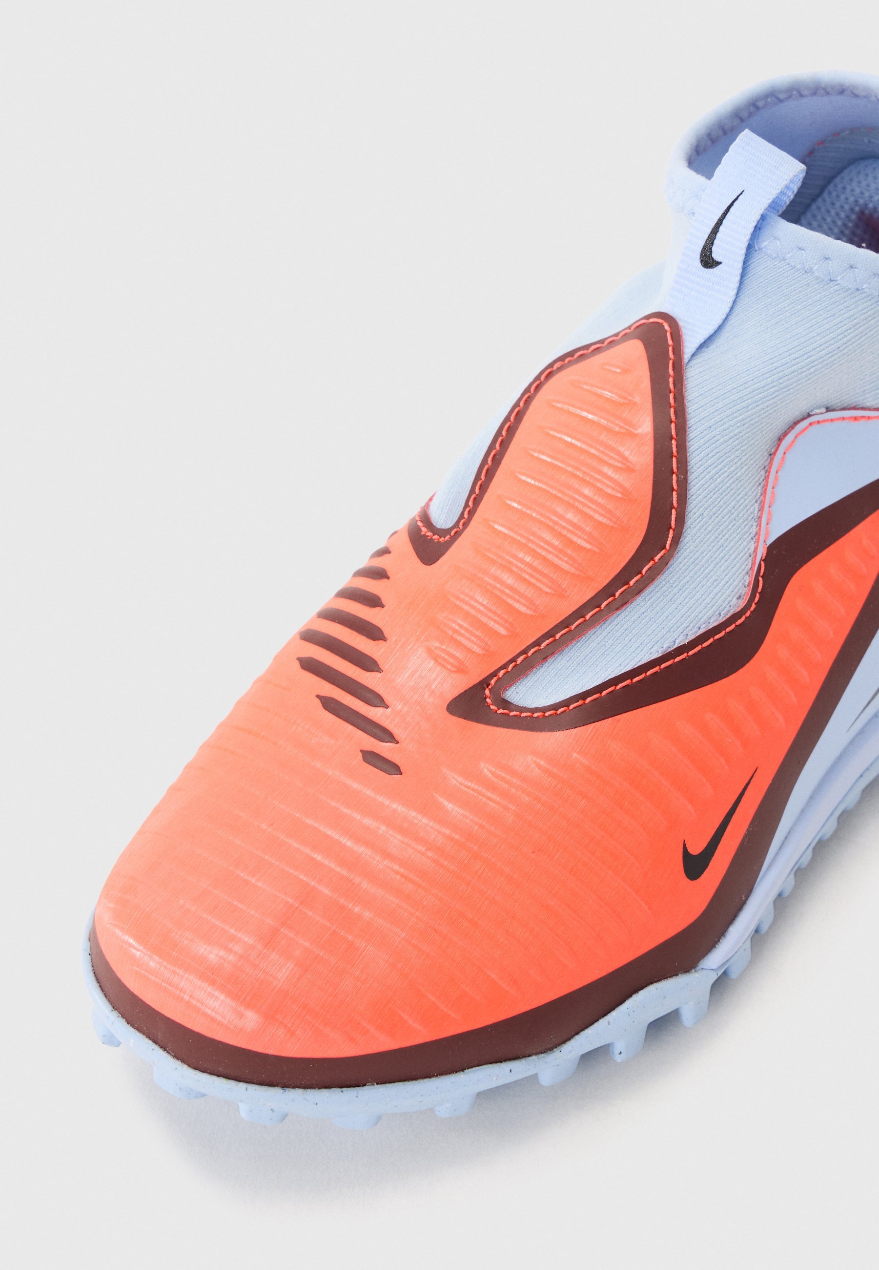 Nike Performance PHANTOM 6 ACAD UNISEX - Turf-Fußballschuhe - Königsblau/Leuchtendes Karmesinrot/Schwarz