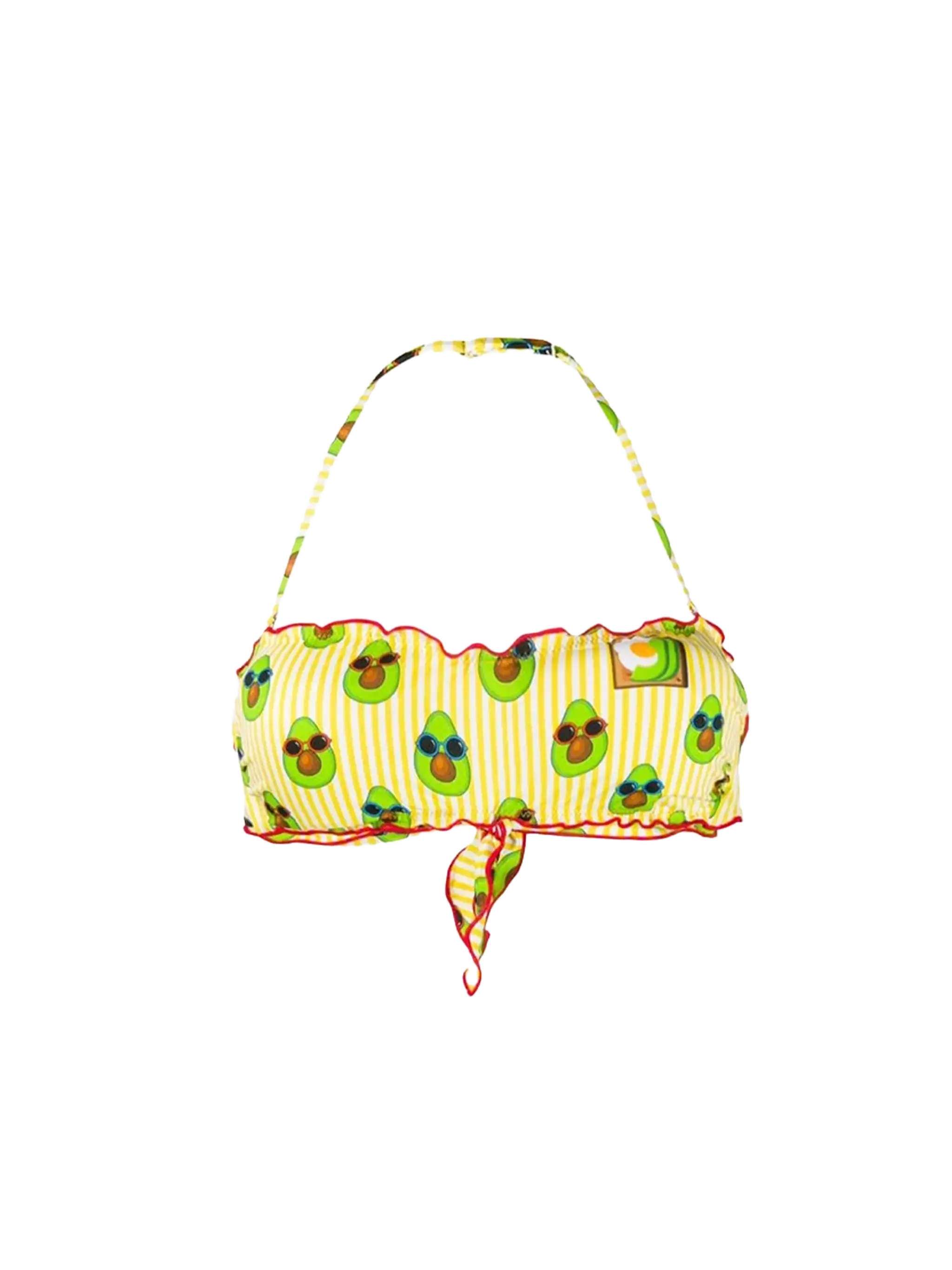 Bandeau top met avocadoprint