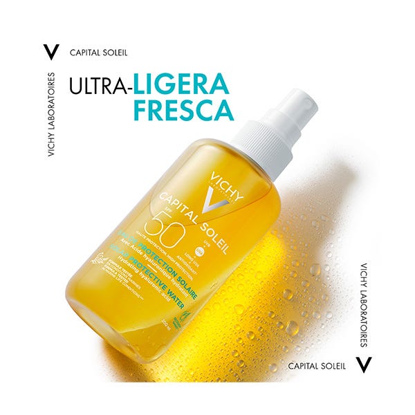 Apă hidratantă Capital Soleil SPF50+ | 200 ml