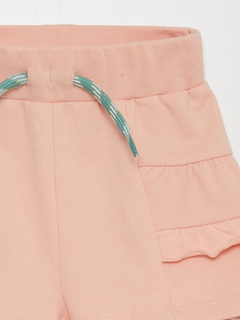 Conjunto de camiseta y pantalón corto - 2 piezas - BLANCO